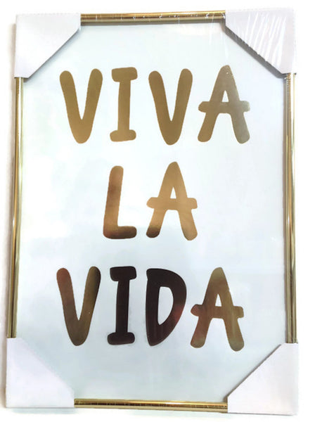 Two's Company - Glam Gallery Gold Wall Art - Viva La Vida