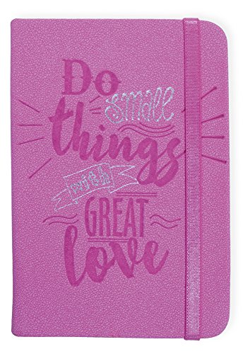 Boston International - Embossed Faux Leather Journal - Pink Love