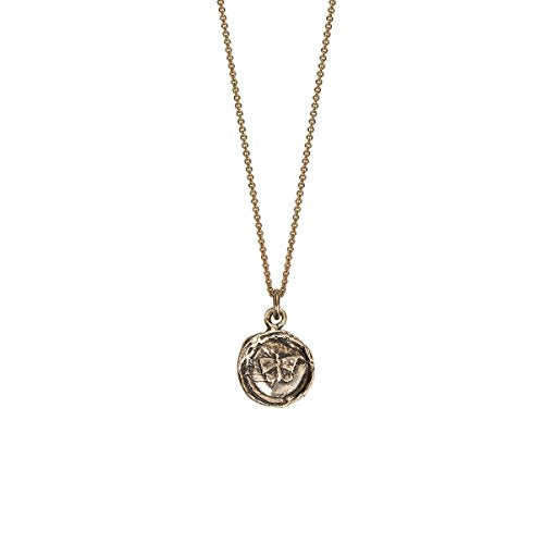 Pyrrha Design - Necklace - 14K Gold Talisman - Butterfly
