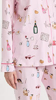 BedHead - Classic Cotton L/S Pajama Set - Let's Do Brunch - Medium (US 8-10)