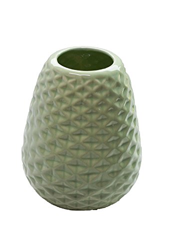 Two's Company - Artisan Carved Vases - Green 7"