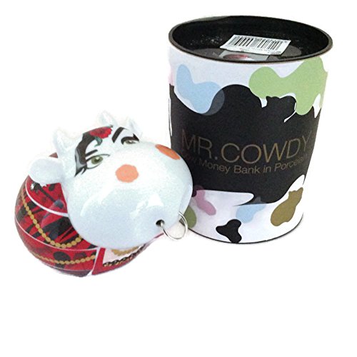 Dartington Crystal - Ceramic Cow Money Bank - Mr. Cowdy