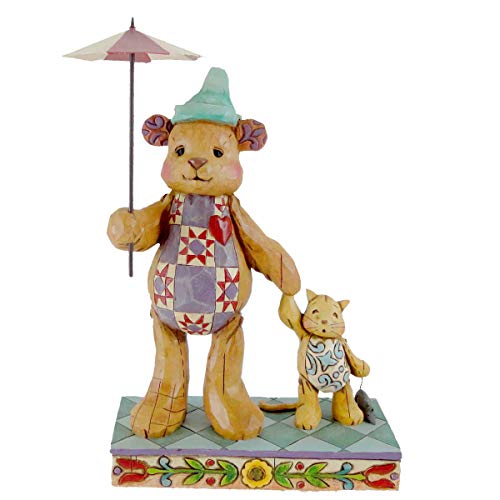 Jim Shore - Figurine - Bear with Cat - "Hand in Hand"