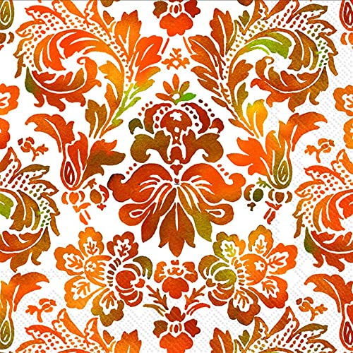 Boston International - 3-Ply 5" Drink Napkins - Autumn