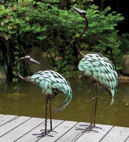 Napco - Standing Birds Garden Accessory - Set of 2