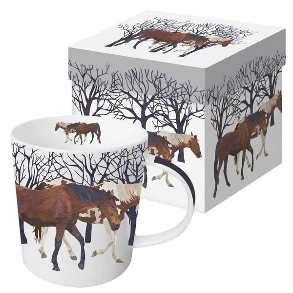 Paperproducts Design - 13.5 oz. Mug - Winter Horse