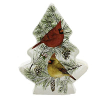 Stony Creek - Frosted Glass - 5.5" Christmas Tree - Cardinals