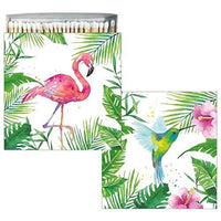 Paperproducts Design - Match Box Set of 2 - Tropical Flamingo & Hummingbird
