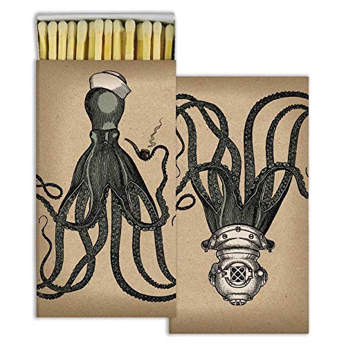 HomArt - Match Box Set of 2 - Octopus - White