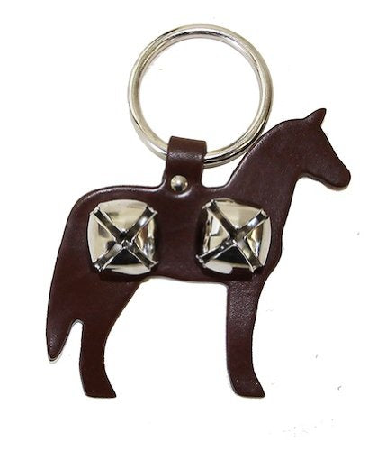 Auburn Leather - Pet Bell Hanger - Horse - Brown