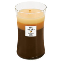 WoodWick Trilogy Large Hourglass Candle, Café Sweets