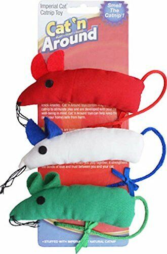 Imperial Cat Bowtie Mice Catnip Toys